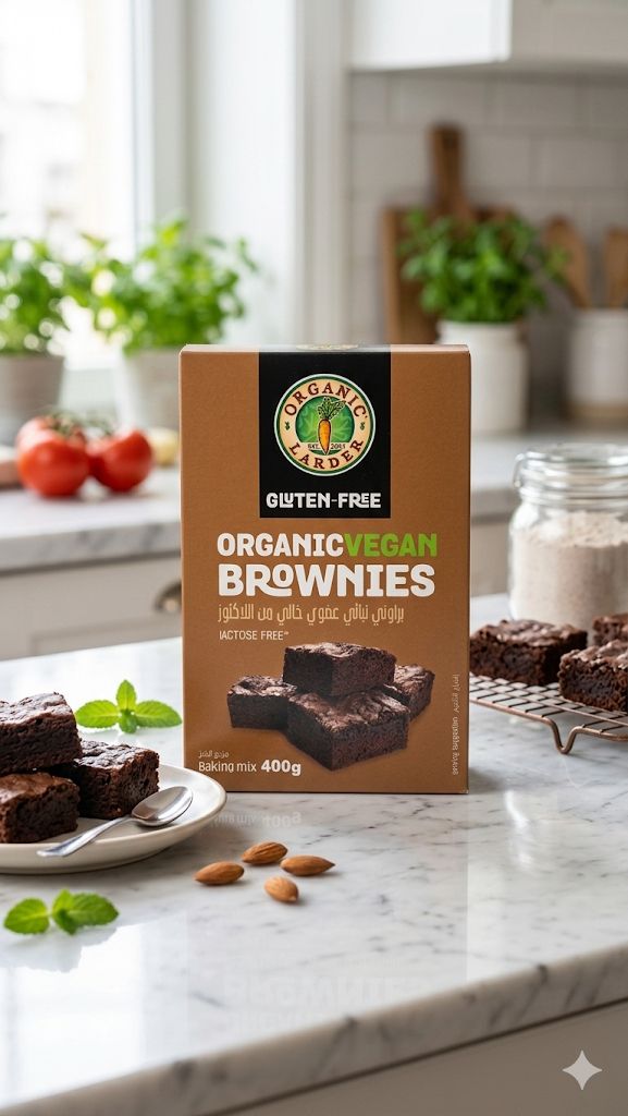 Organic Larder Vegan Brownies GF 400g