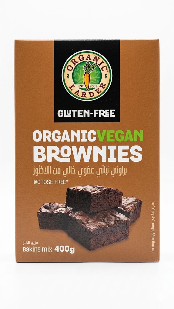 Organic Larder Vegan Brownies GF 400g