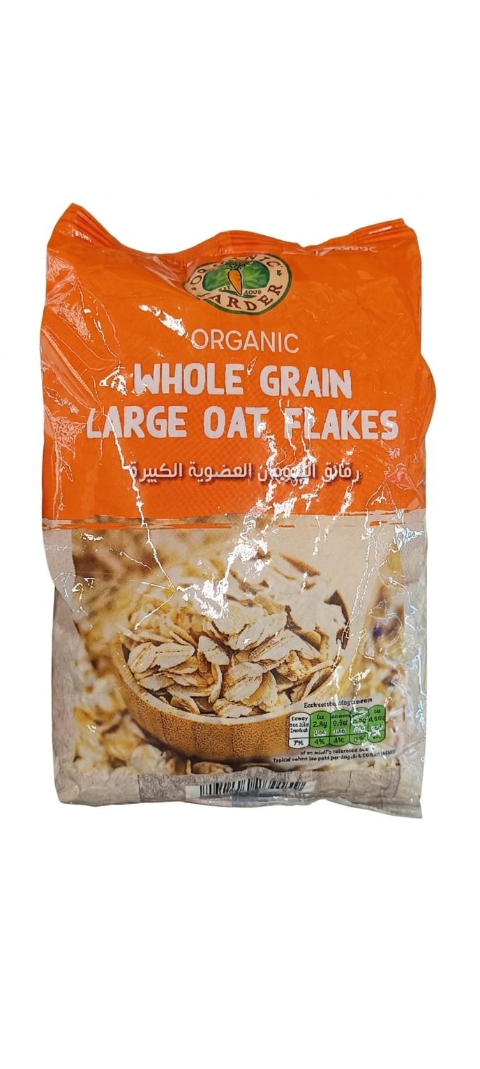 Organic Larder Whole Grain Large Oat Flakes 500g
