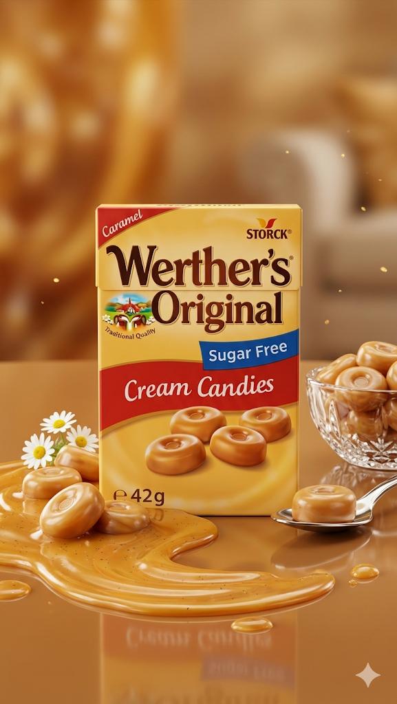 Werther's Original Sugar Free Cream Candies 42g
