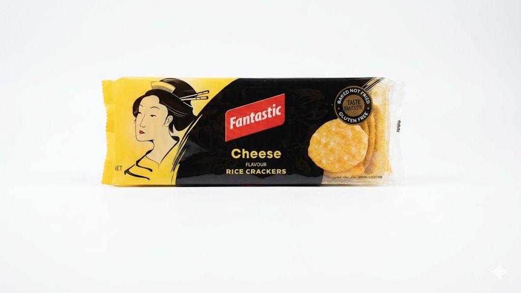 Fantastic Cheese Rice Crackers GF 25g