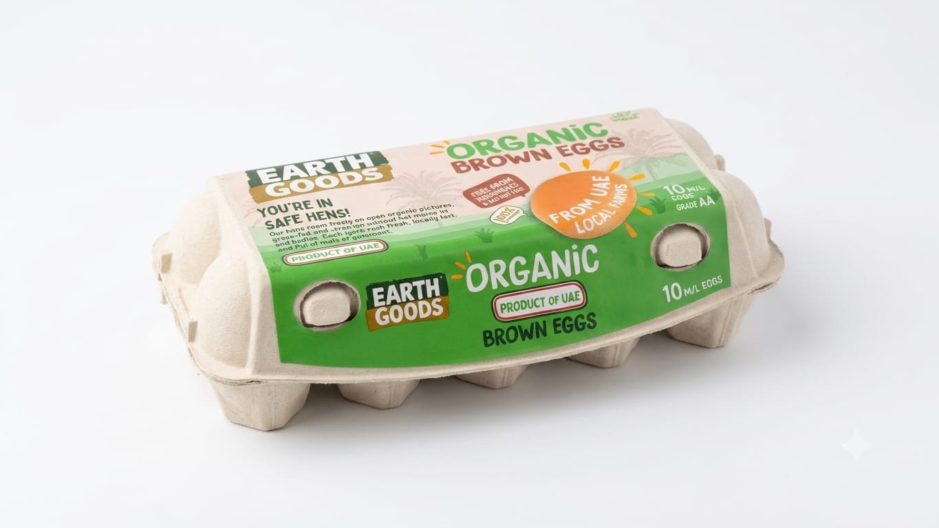 ERTHGOOD Brown Organic Free Range Eggs 10pcs