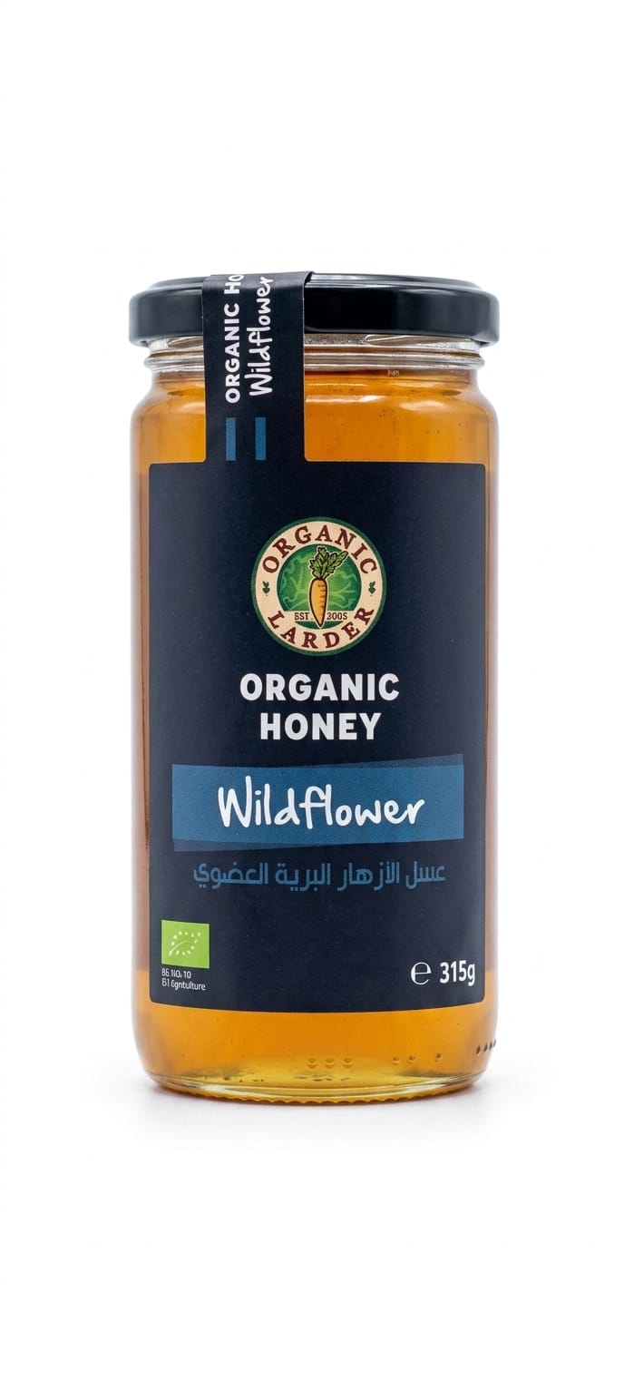 Organic Larder Organic Honey Wildflower 315g