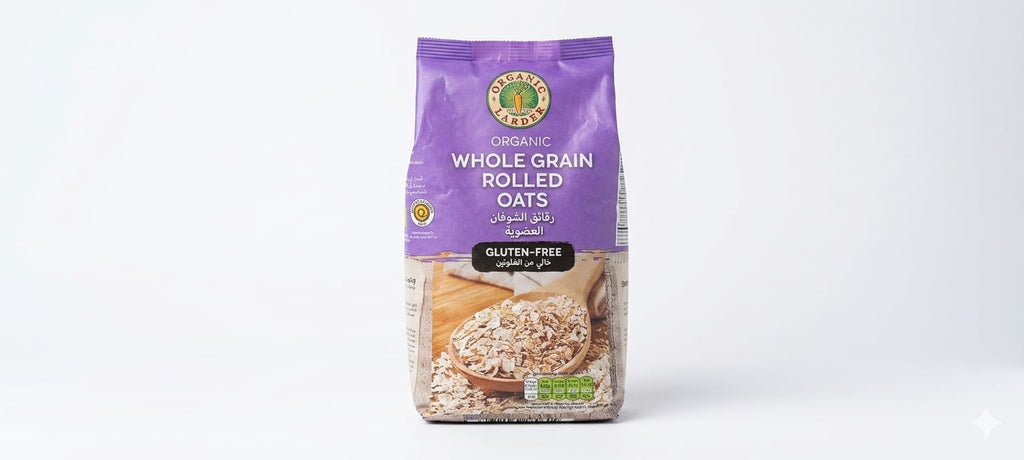 Organic Larder Whole Grain Rolled Oats GF 500g