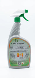 Live Safer 8-in-1 Multi Cleaner & Degreaser 650ml – Water-Based, No Bleach or Ammonia