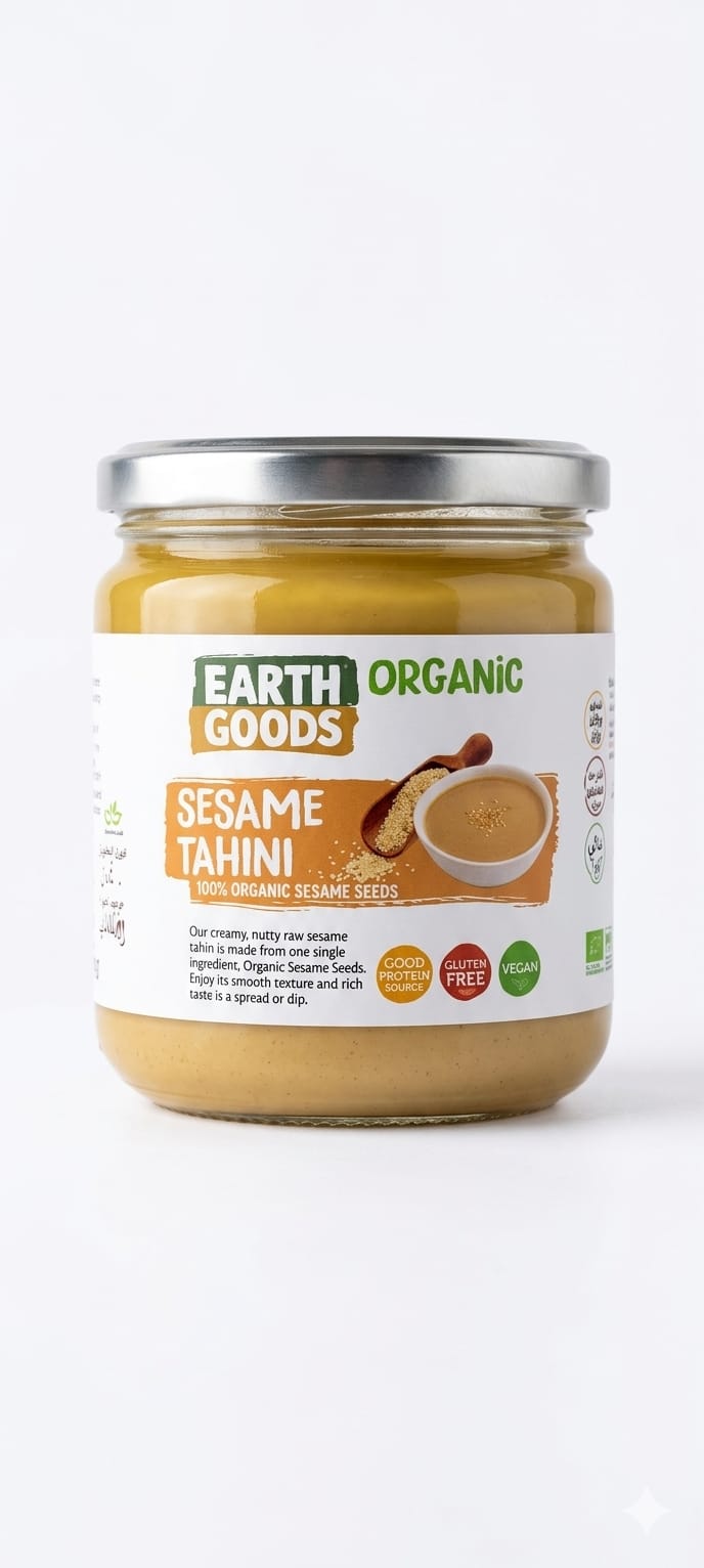 Earth goods organic SESAME TAHINI 400g