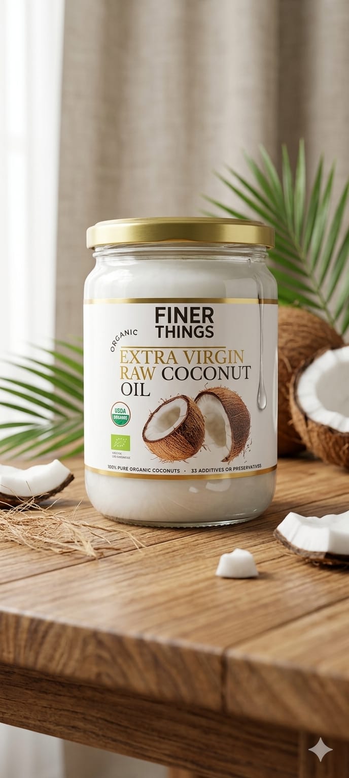 finer things extra virgin coconut oil 500ml