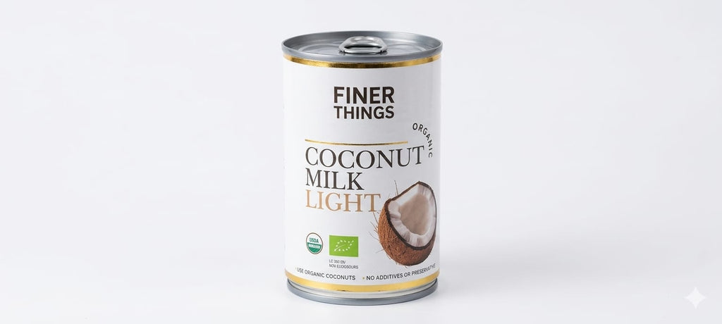 finer thingsorganic coconut milk light 500ml