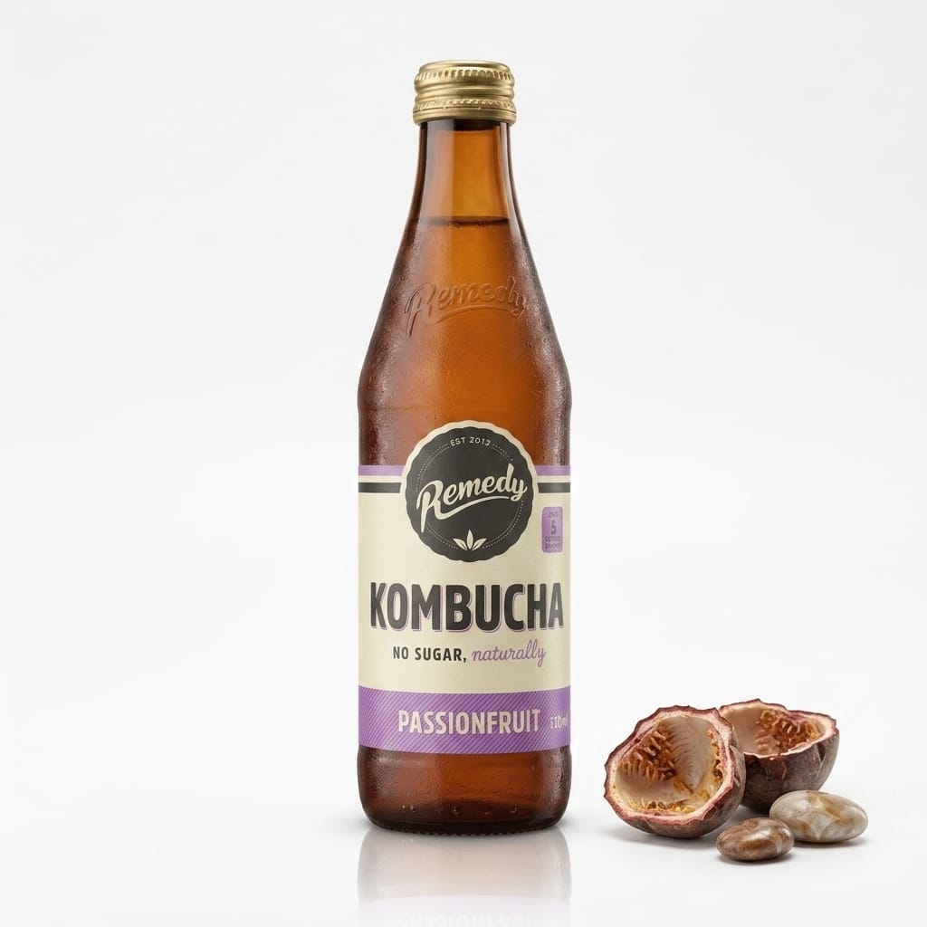Remedy Kombucha Passionfruit 330ml