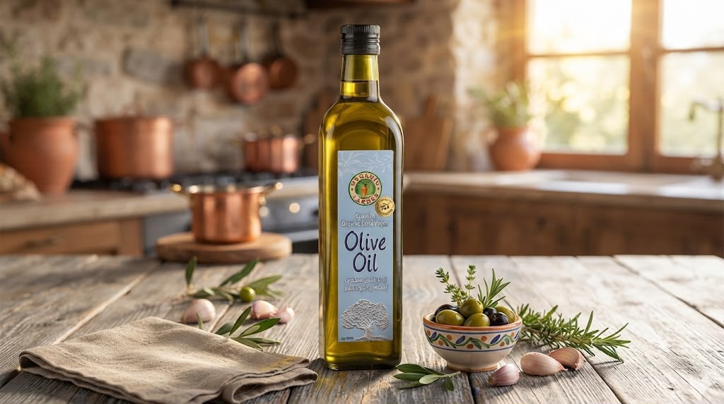 Organic larder extra vergin olive oil 750ml