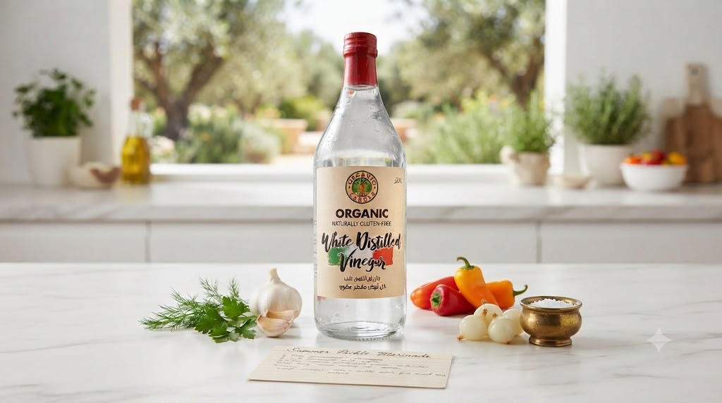 Organic Larder Organic White Distilled Vinager 1L