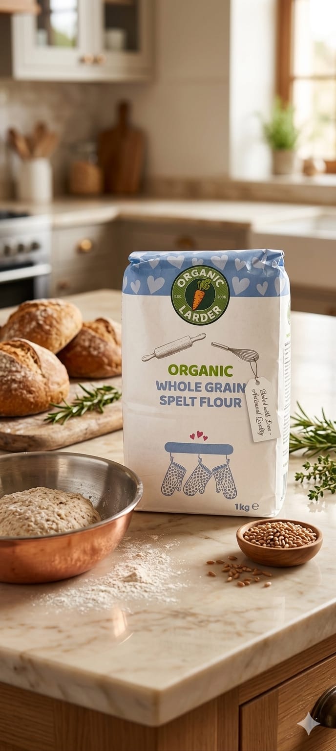 Organic Whole Grain Spelt Flour 1kg