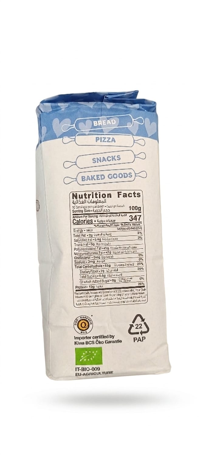 Organic Whole Grain Spelt Flour 1kg