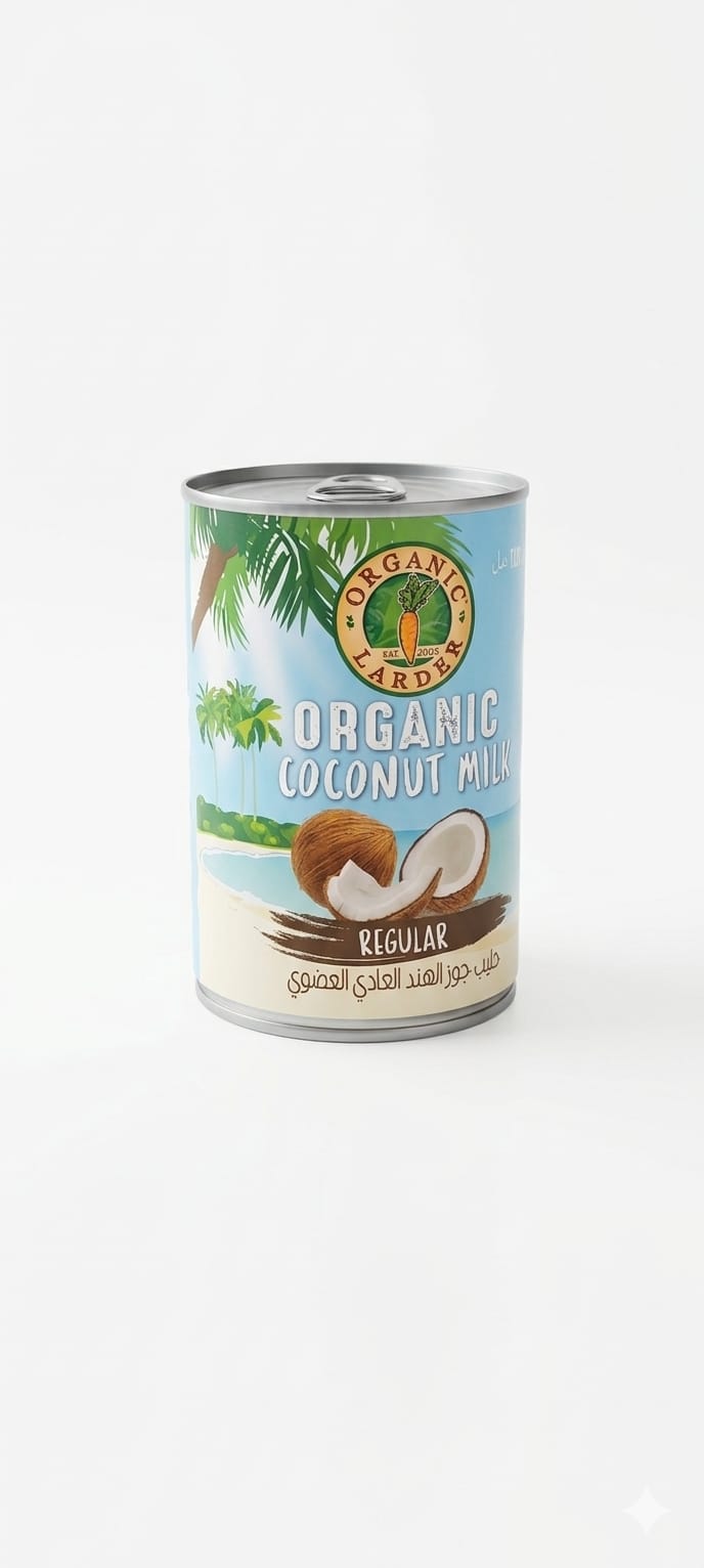 ORGANIC LARDER coconut milk 400ml