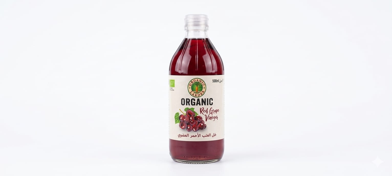 Organic Larder red grape Vineger 500ML