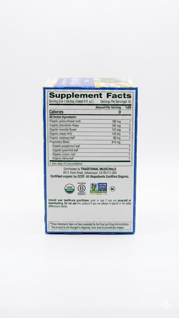 TRADITIONAL MEDICINAL Chamomile Mint  Tea 24g