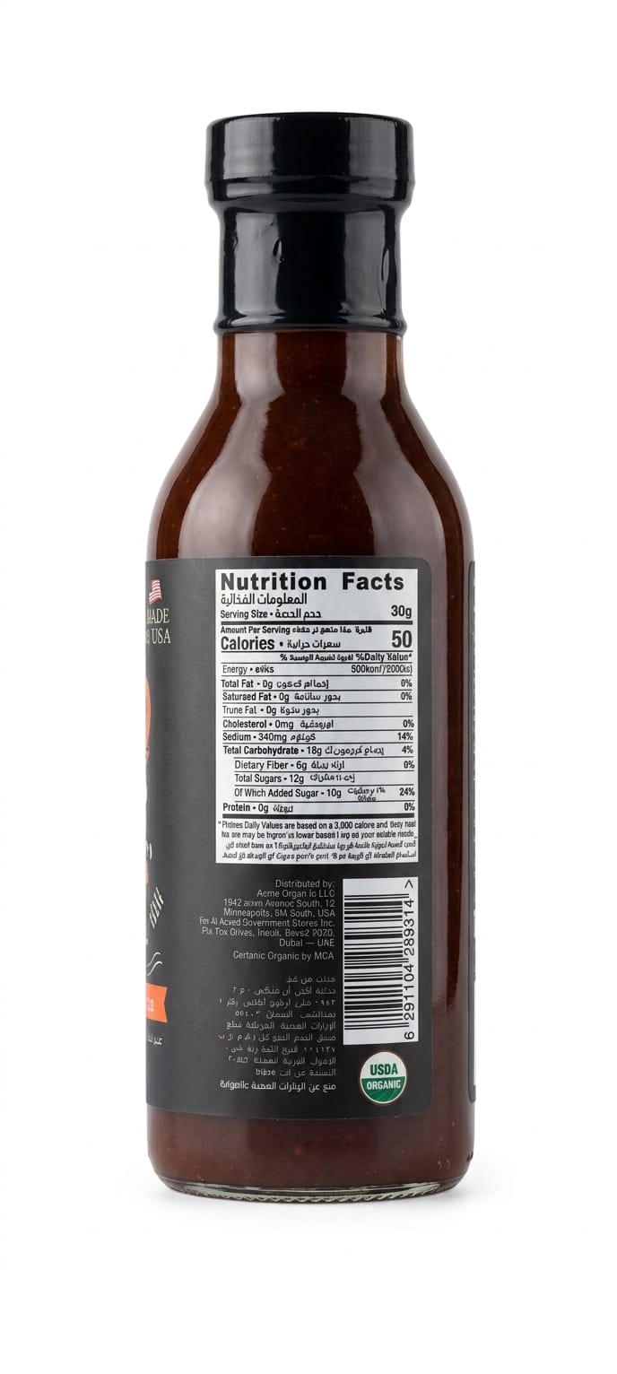 Organic Larder Organic BBQ Classics Sauce 350g