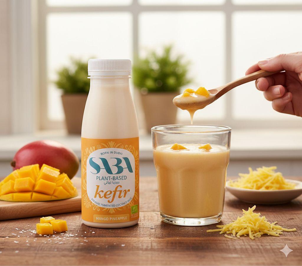 SABA Plant-Based Kefir – Mango Pineapple