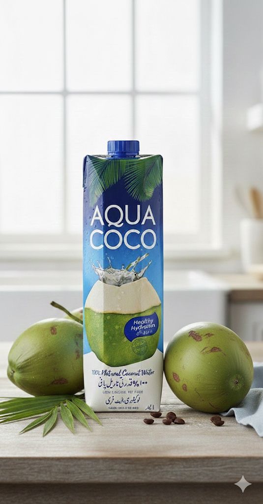 Aqua Coco – 100% Natural Coconut Water (1L)