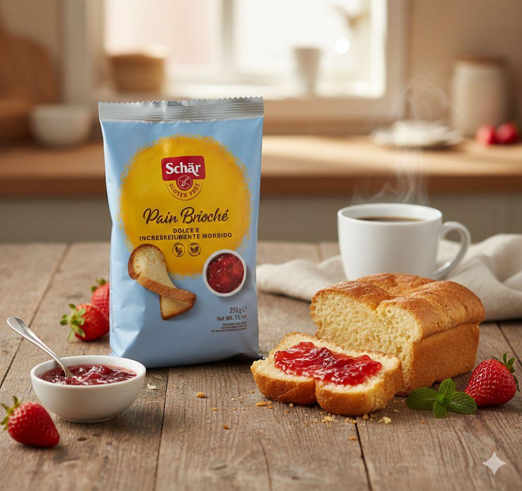 Schär Pain Brioché – Gluten-Free Soft Sweet Bread (370g)