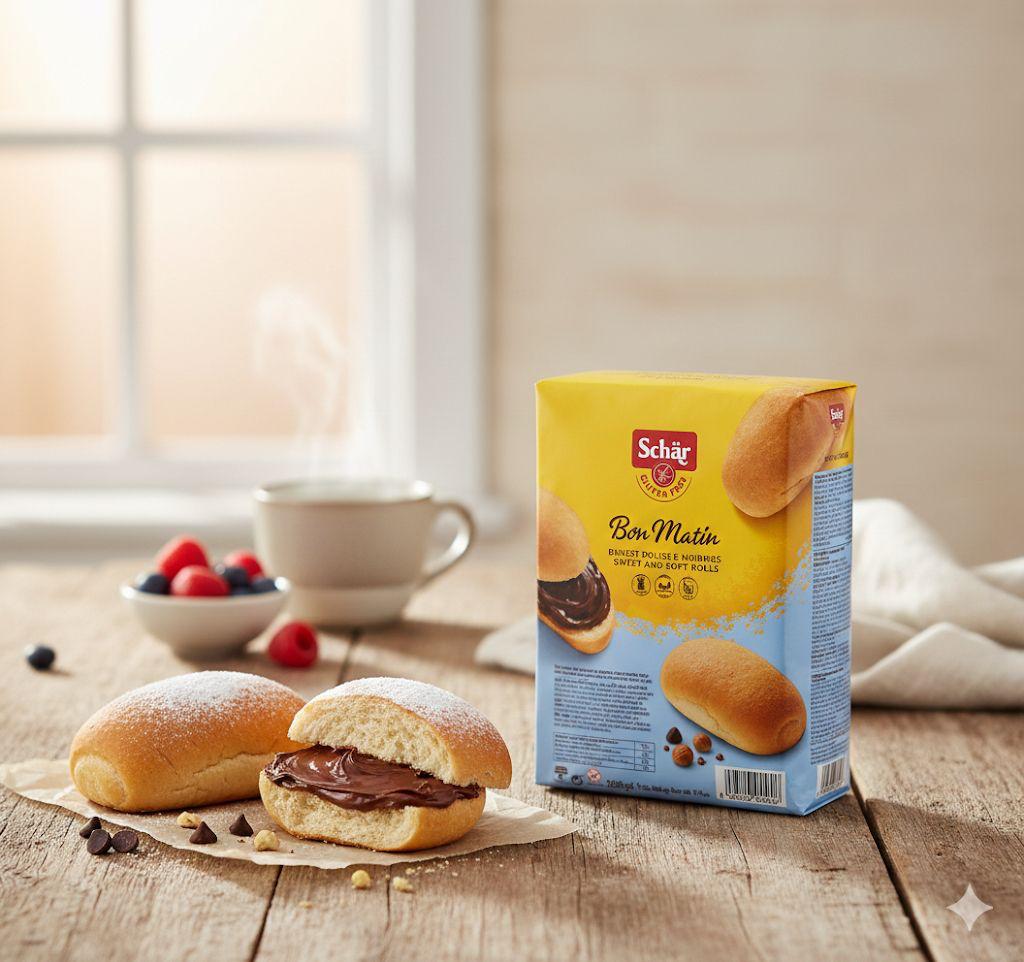 Schär Bon Matin – Gluten-Free Sweet Soft Rolls (200g)