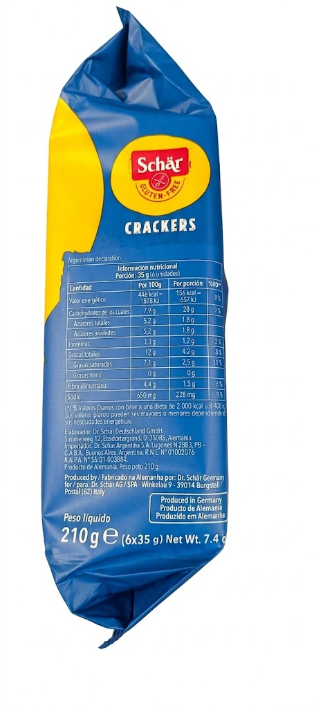 Schär GF Crackers 210g