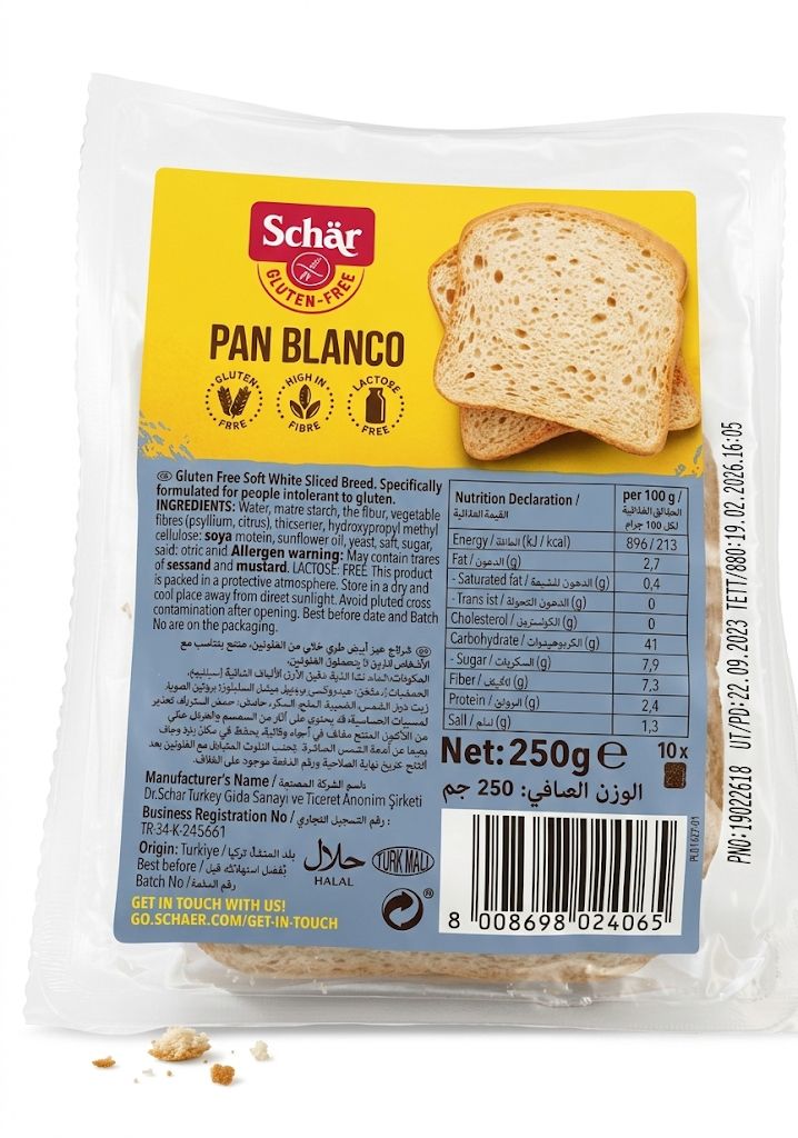 schar GF pan blanco 250g