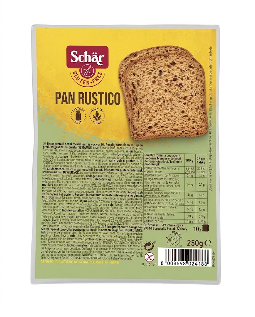 schar GF pan rustico 250g
