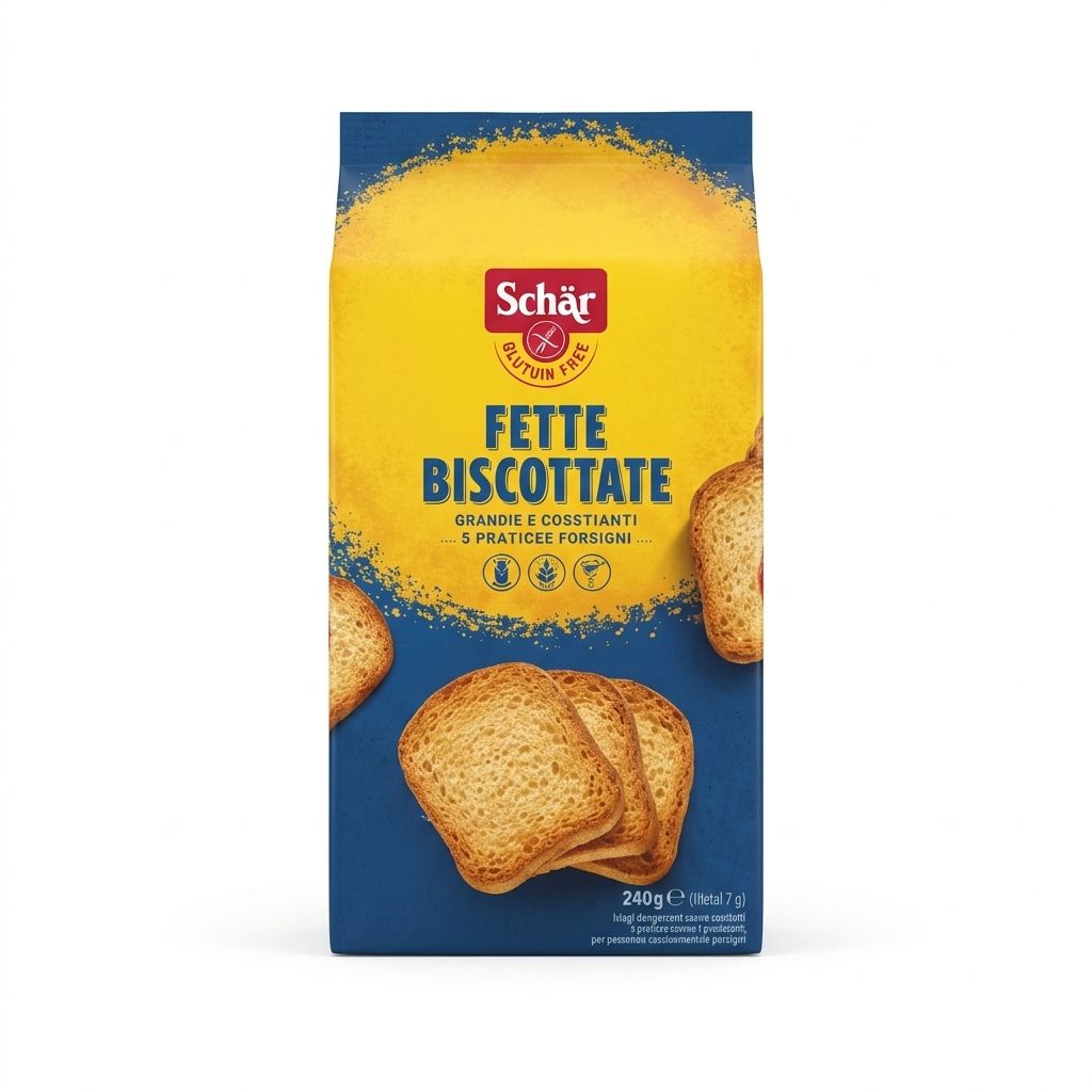 Schär Fette Biscottate Gluten-Free Toasted Bread Slices 240g | Premium GF Rusks UAE
