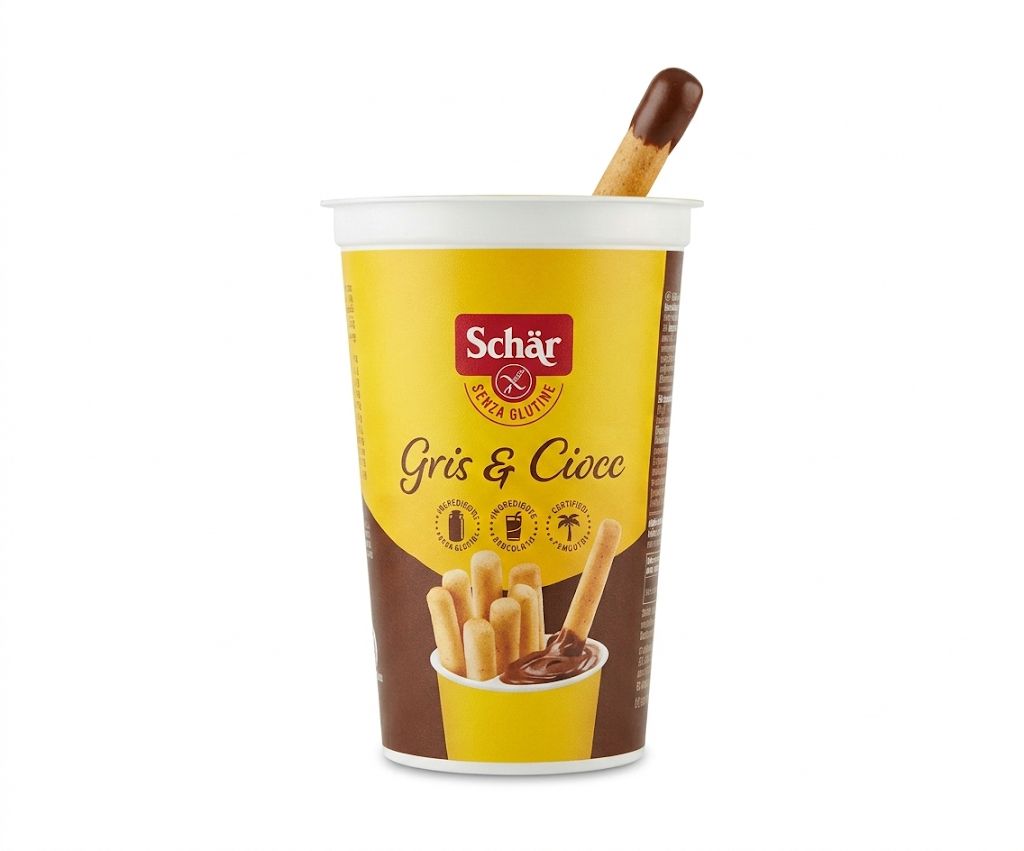 Schär Gris & Ciocc Gluten-Free Breadsticks with Chocolate Dip | Premium GF Snack Sticks UAE