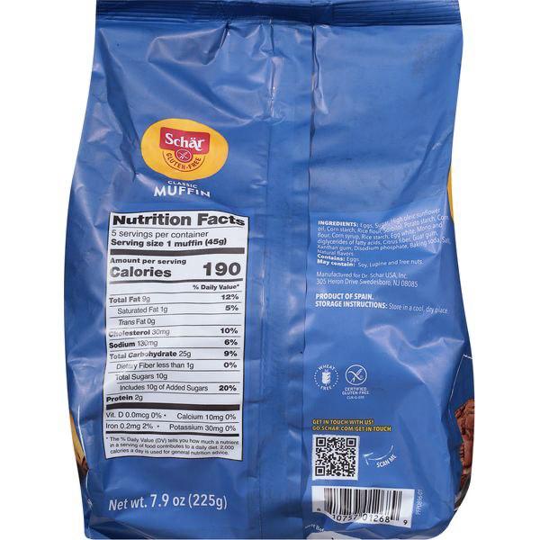 schar muffin regular 225g