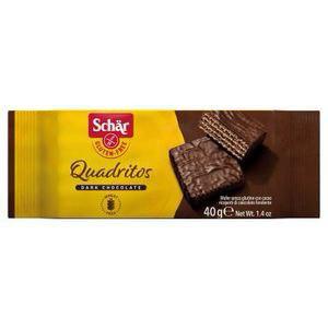 Schar Quadritos Dark Chocolate Wafer 40g