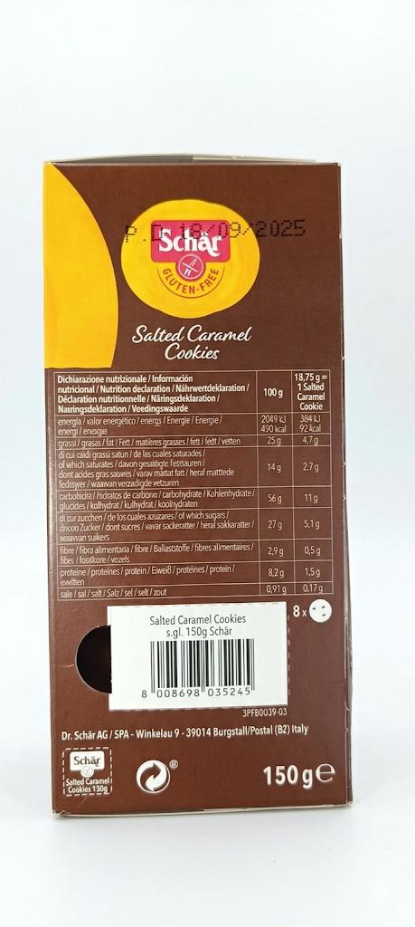 Schär Salted Caramel Cookies 150g