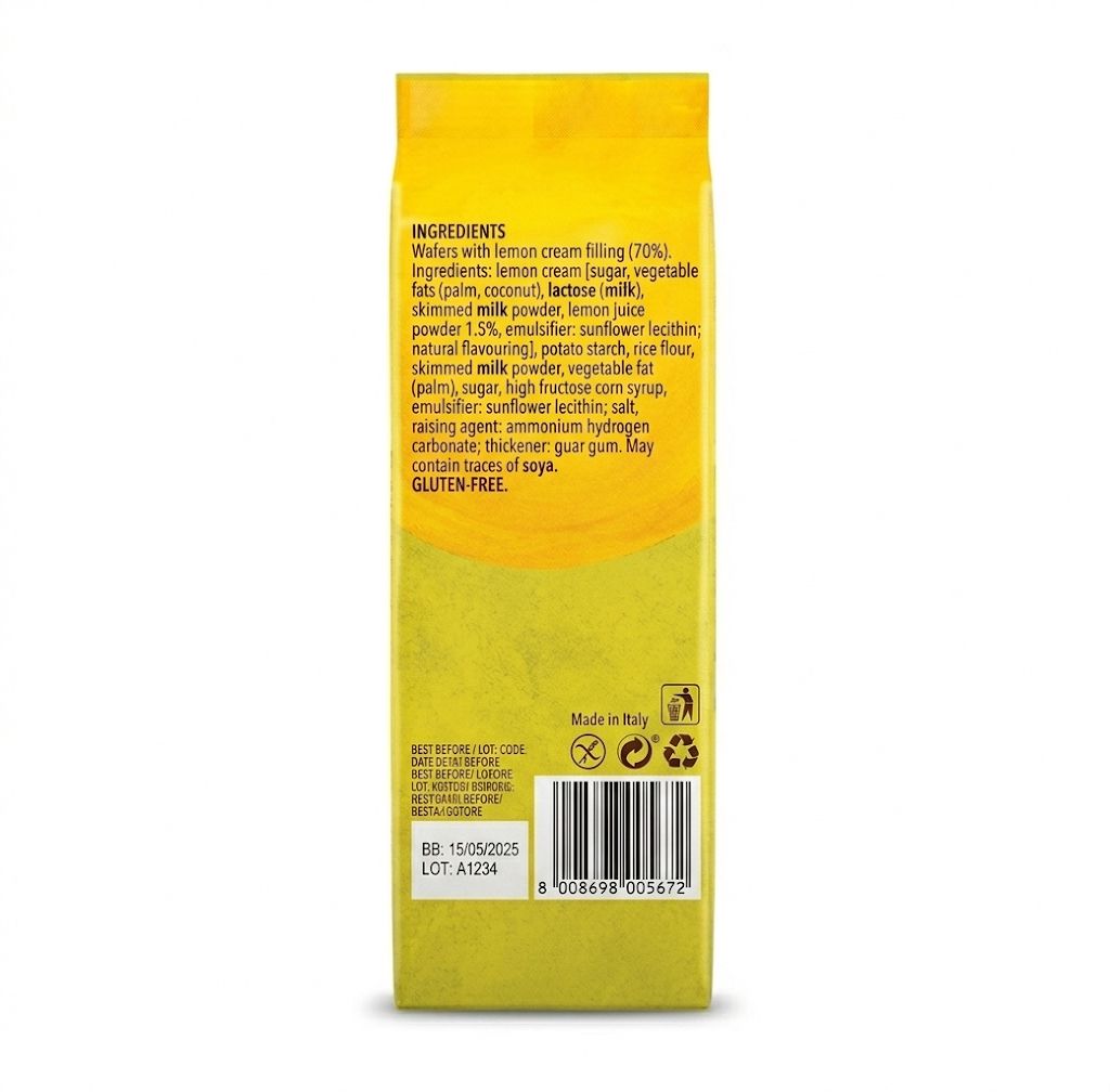 Schär Wafer Lemon 125g