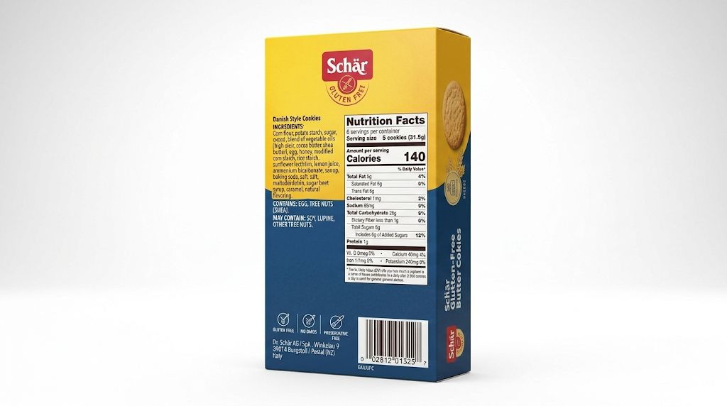 Schär Gluten-Free Butter Cookies 100g