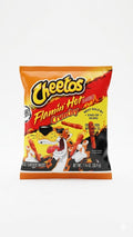 Cheetos Flamin’ Hot Crunchy Cheese Flavored Snacks – Spicy Crunch Corn Puffs 1.25 OZ - Export