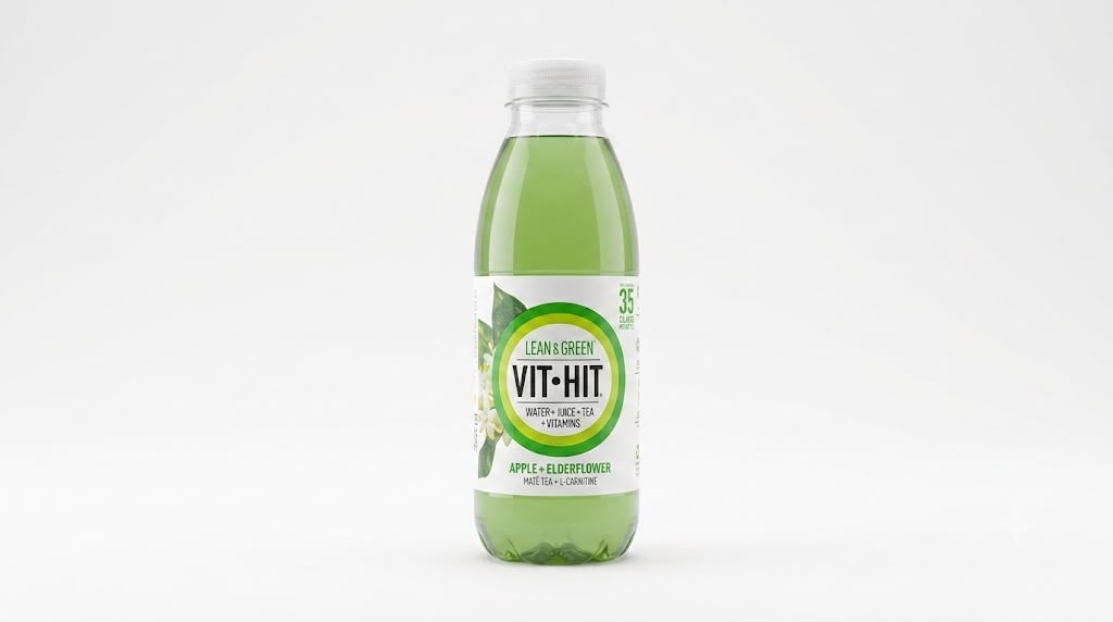 VIT-HIT LEAN&GREEN Apple + Elderflower 500ml