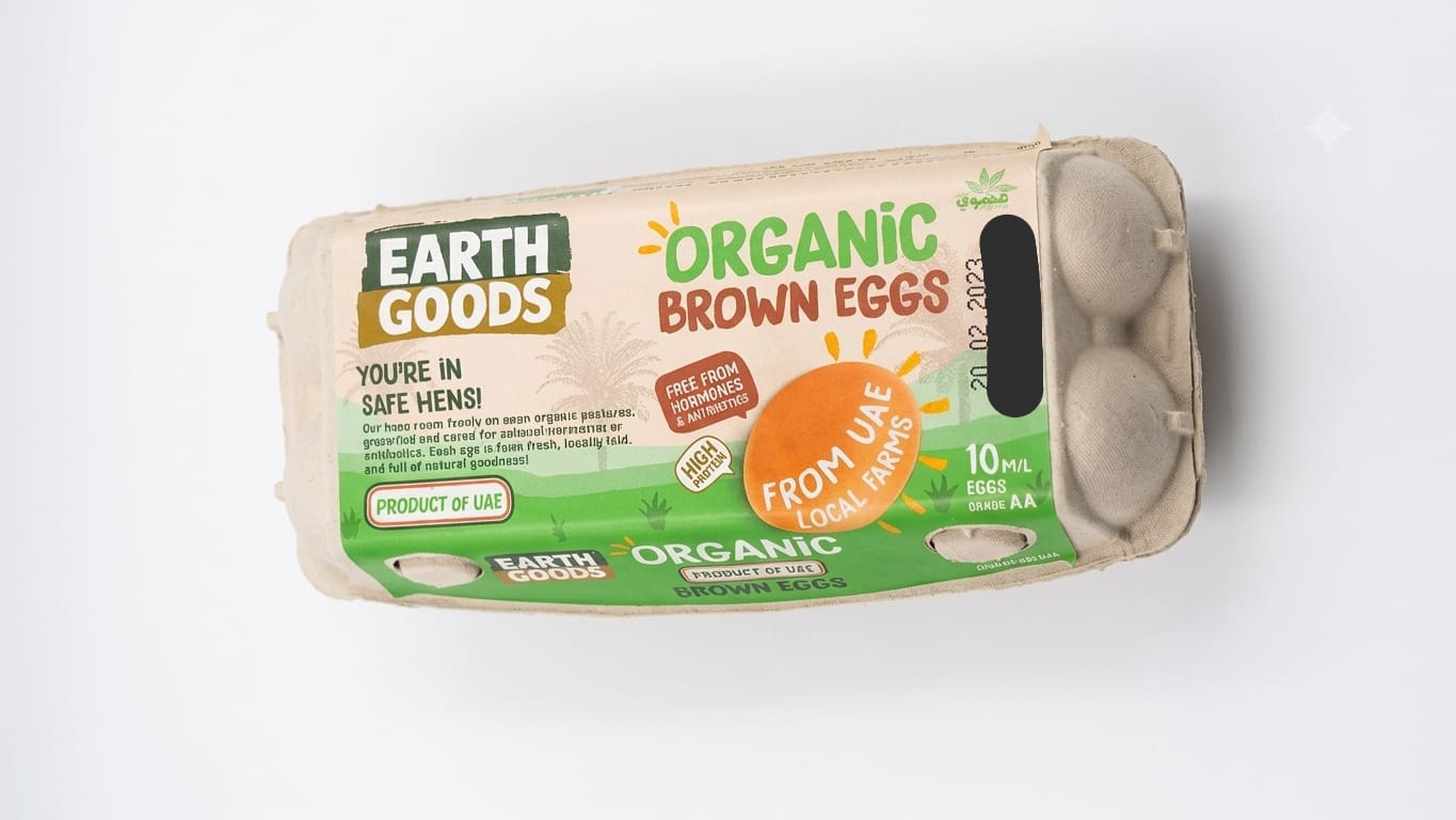ERTHGOOD Brown Organic Free Range Eggs 10pcs