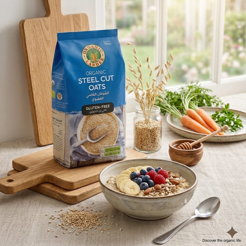 Organic Larder Organic Steel Cut Oats GF 700g