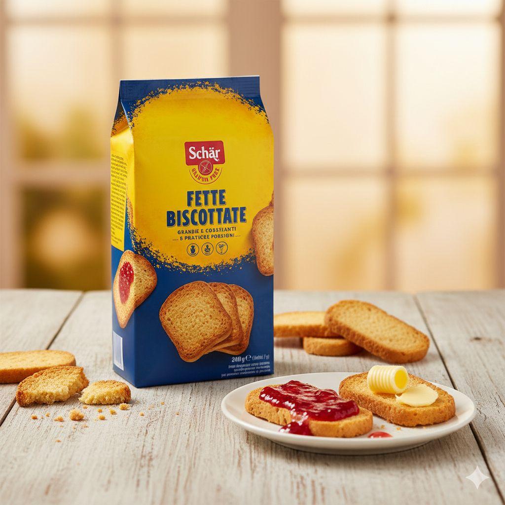 Schär Fette Biscottate Gluten-Free Toasted Bread Slices 240g | Premium GF Rusks UAE