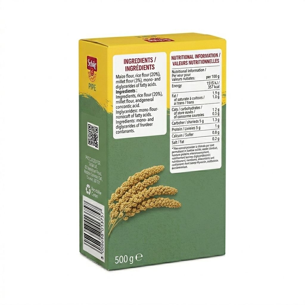 Schar GF Pasta pipe 500g