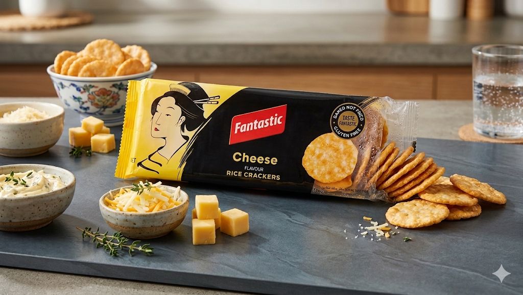 Fantastic Cheese Rice Crackers GF 25g