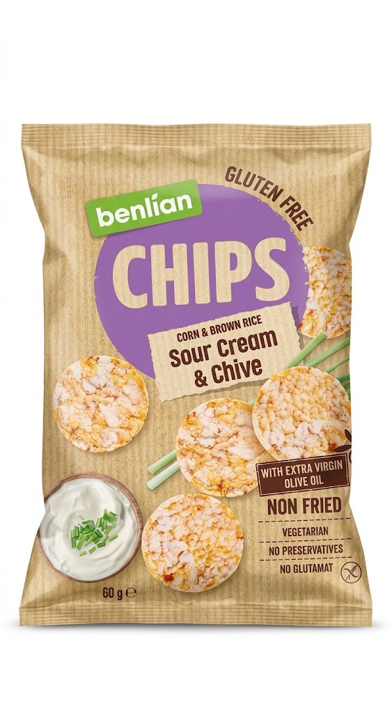 benlian Chips Sour Cream &Chive 60g