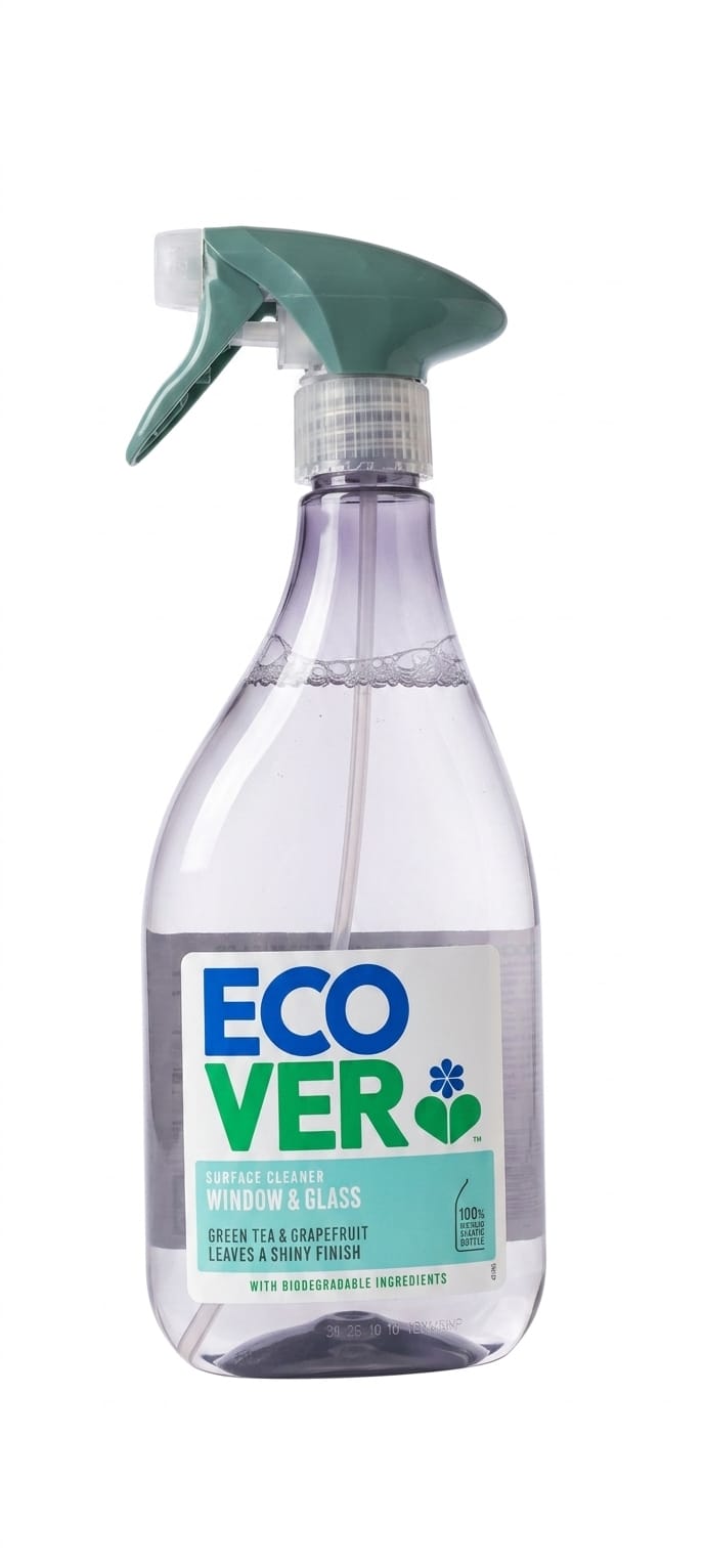 Ecover Window & Glass Cleaner Green Tea & Grapefruit 500ml – Streak-Free Shine