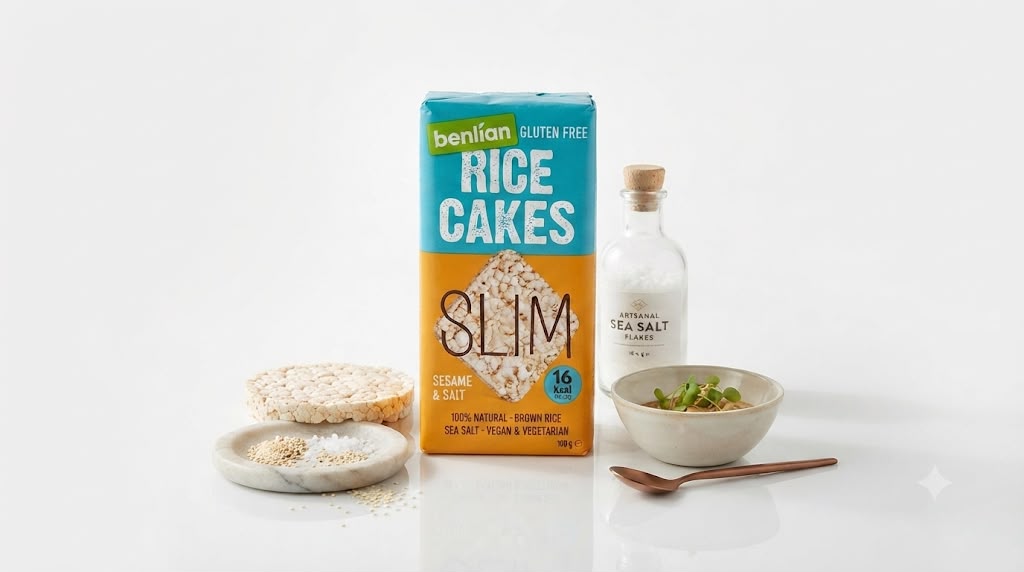 benlian Rice Cakes Slim Sesame&Salt GF 100g