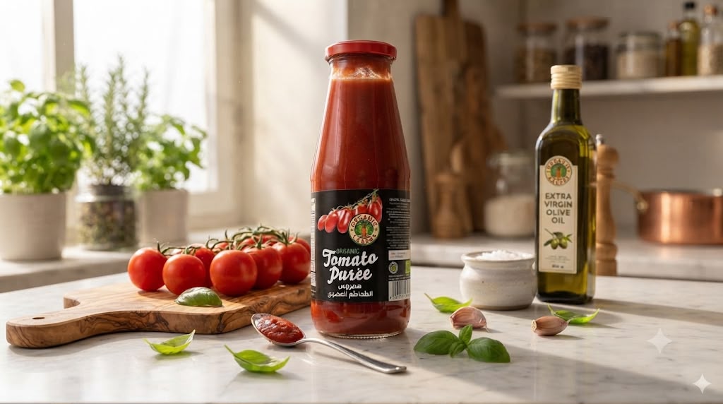 Organic Larder Organic tomato puree 700g