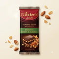 Canderel 0% added sugar Decadent Crispy & Almonds chocolate 74g.