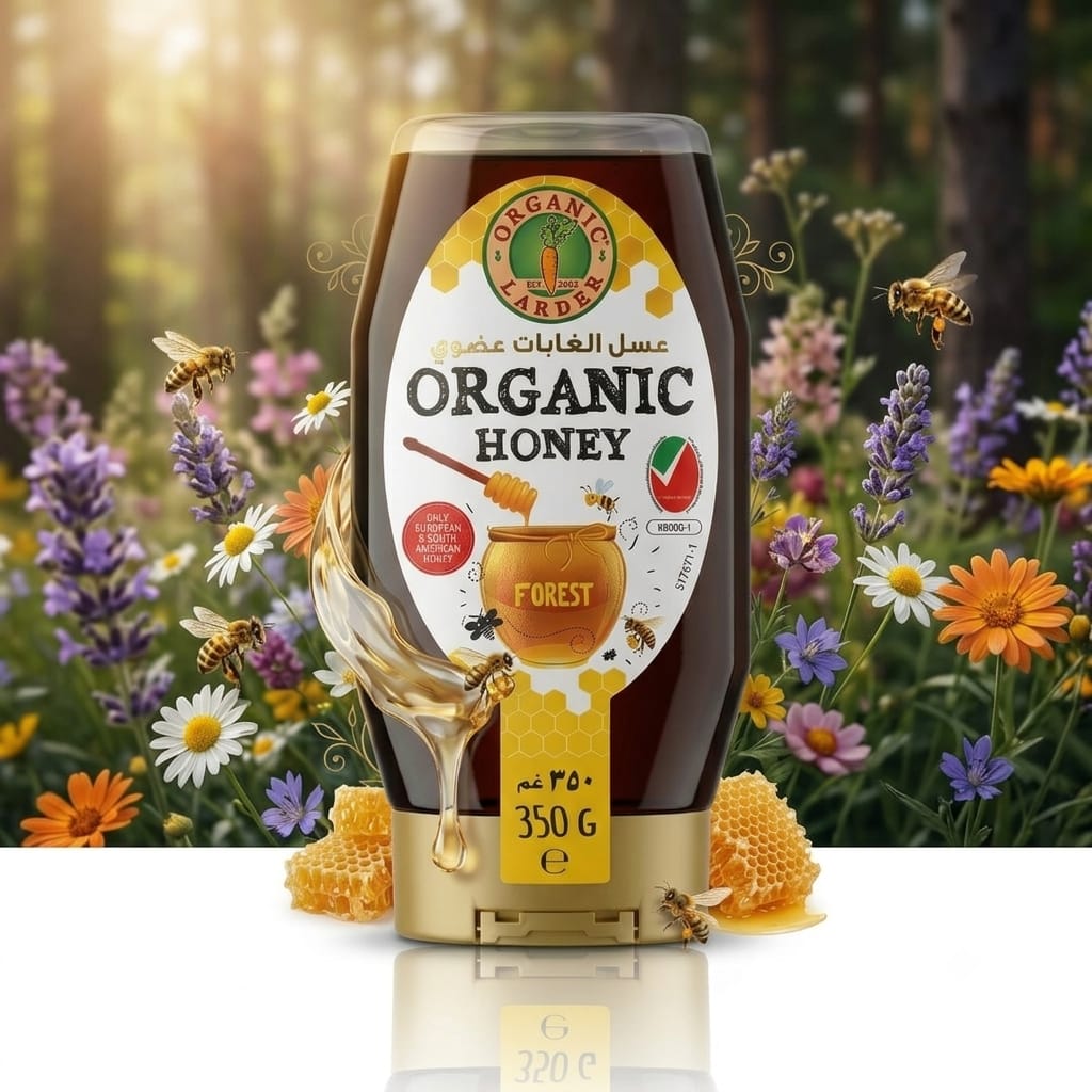 Organic Larder Organic Honey Forest 350g