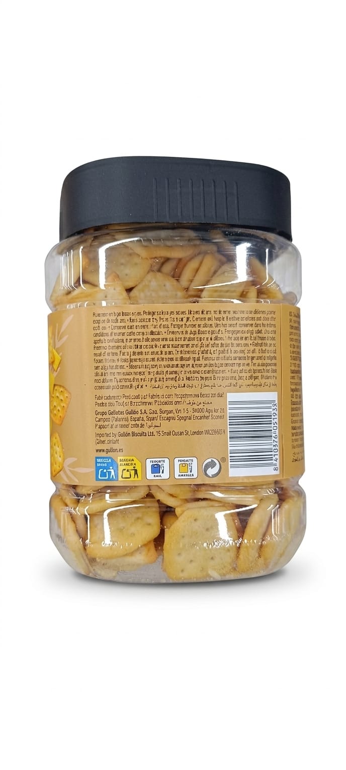 gullon mini cheddar bites 250g