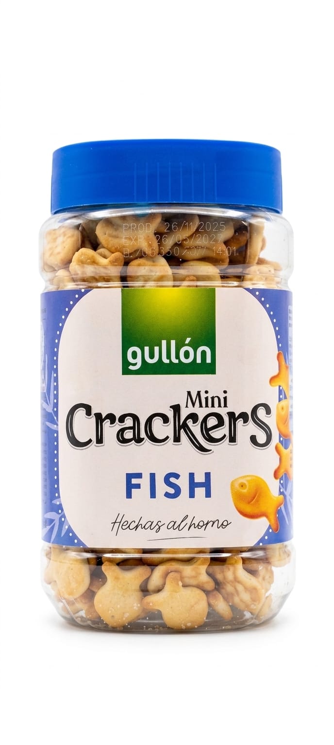 gullon mini crackers fish 250g
